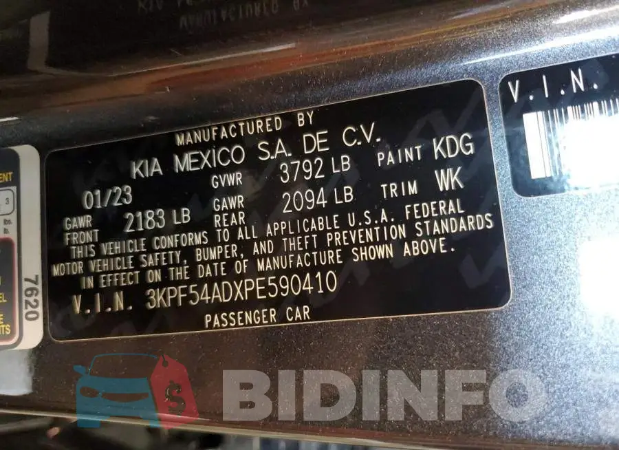 3KPF54ADXPE590410 Photo# 12