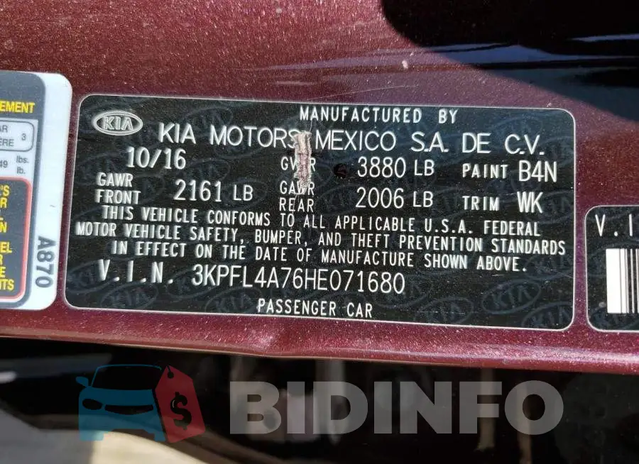 3KPFL4A76HE071680 Photo# 12