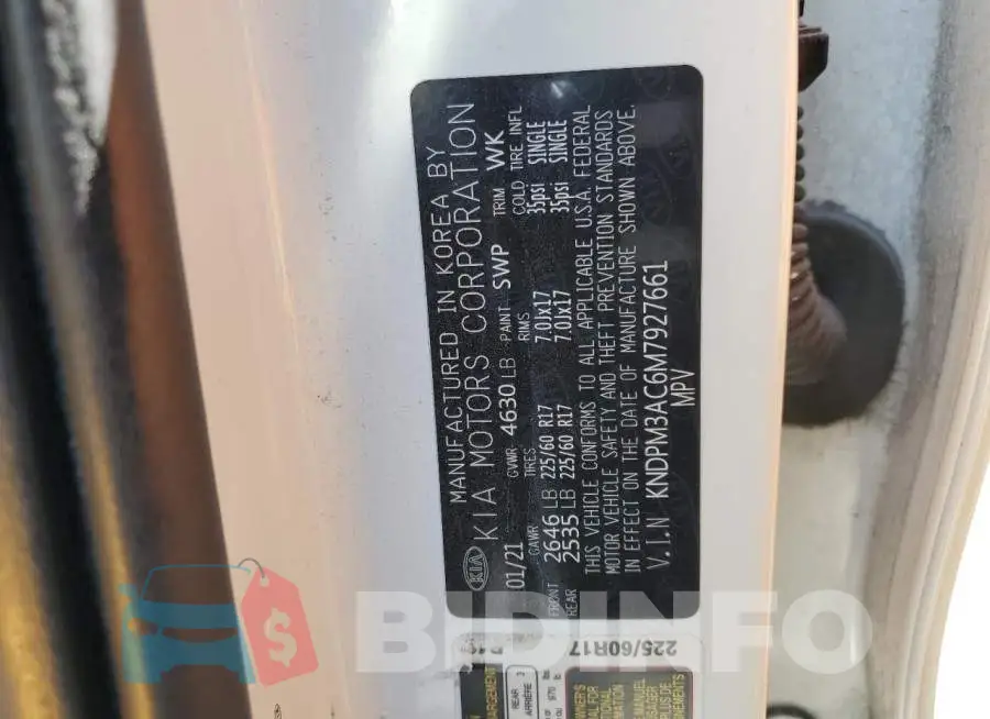KNDPM3AC6M7927661 Photo# 13