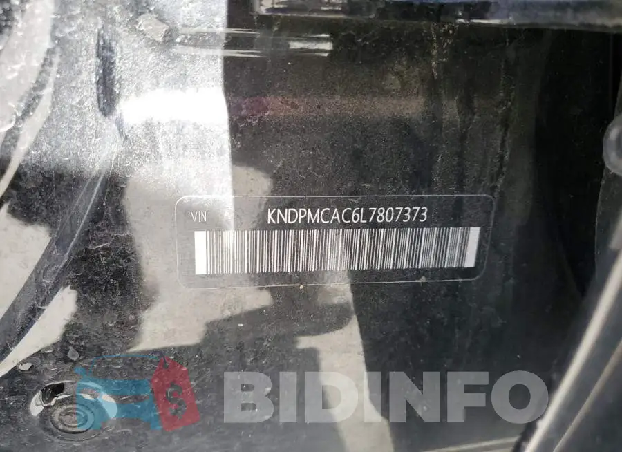 KNDPMCAC6L7807373 Photo# 13