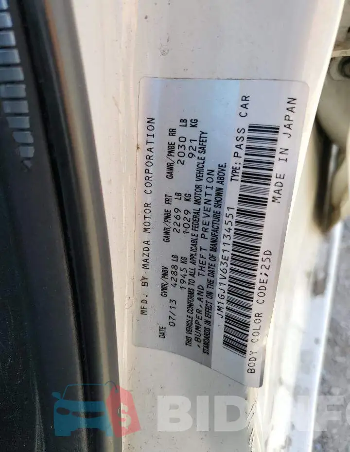 JM1GJ1V63E1134551 Photo# 12