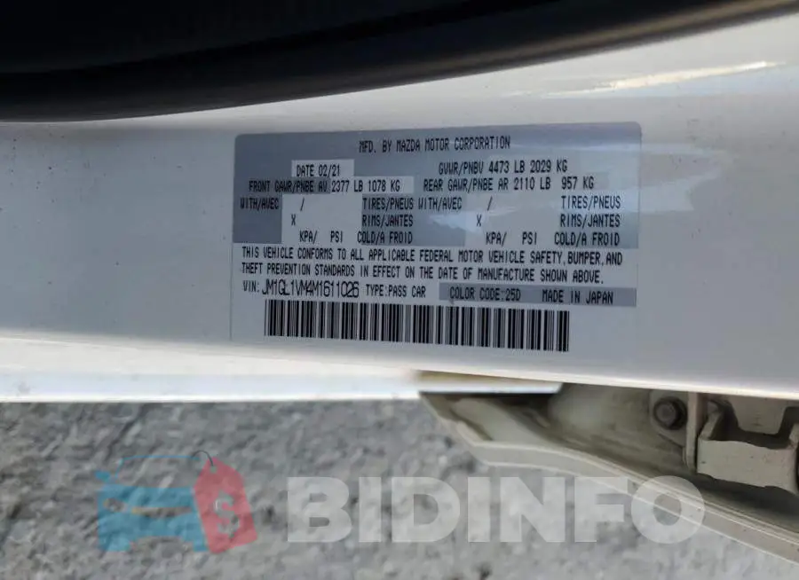 JM1GL1VM4M1611026 Photo# 12