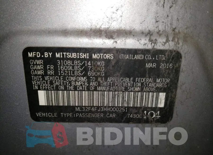 ML32F4FJ3HH000251 Photo# 12
