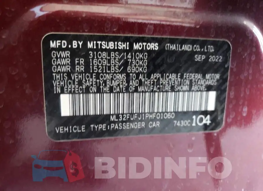 ML32FUFJ1PHF01060 Photo# 12
