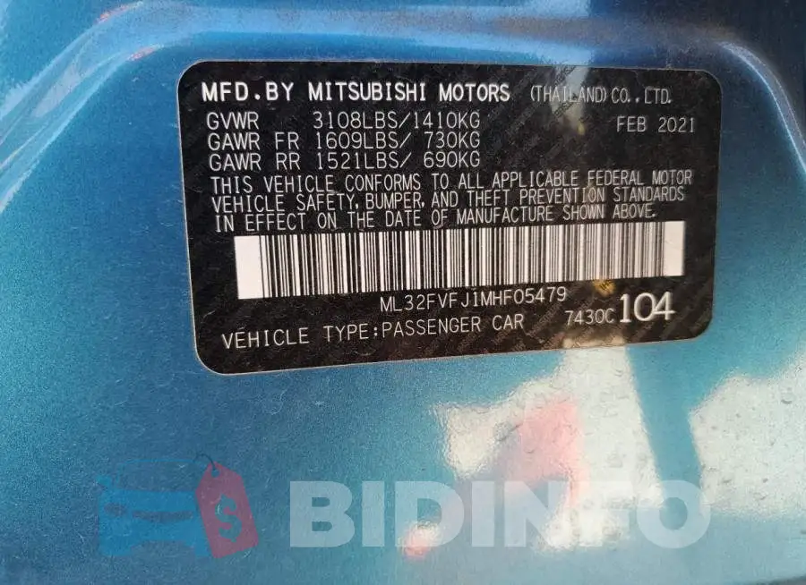 ML32FVFJ1MHF05479 Photo# 10