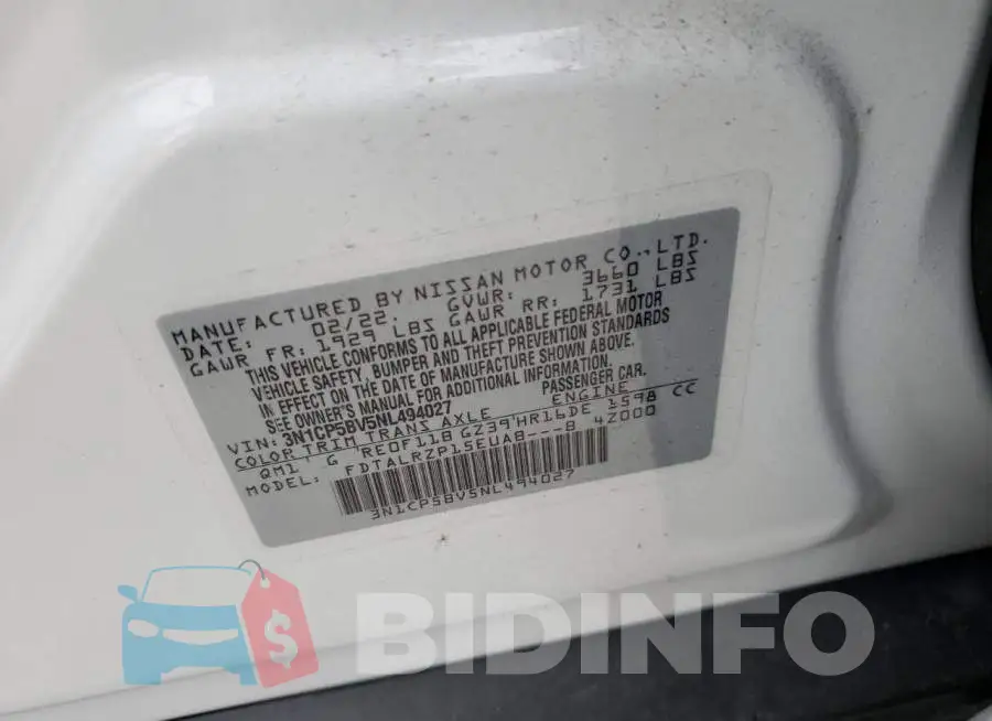 3N1CP5BV5NL494027 Photo# 13