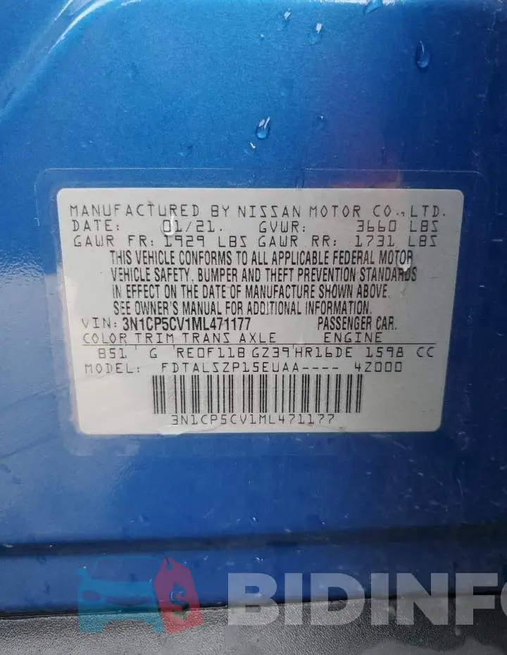 3N1CP5CV1ML471177 Photo# 12
