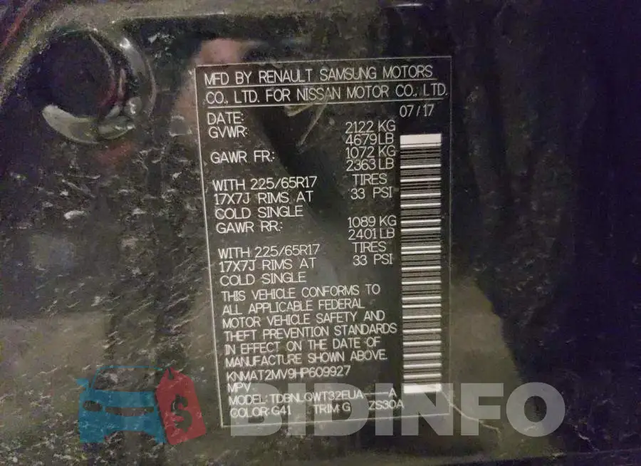 KNMAT2MV9HP609927 Photo# 13