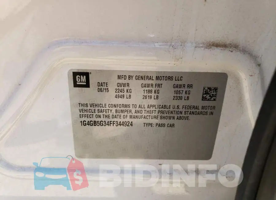 1G4GB5G34FF344924 Photo# 12