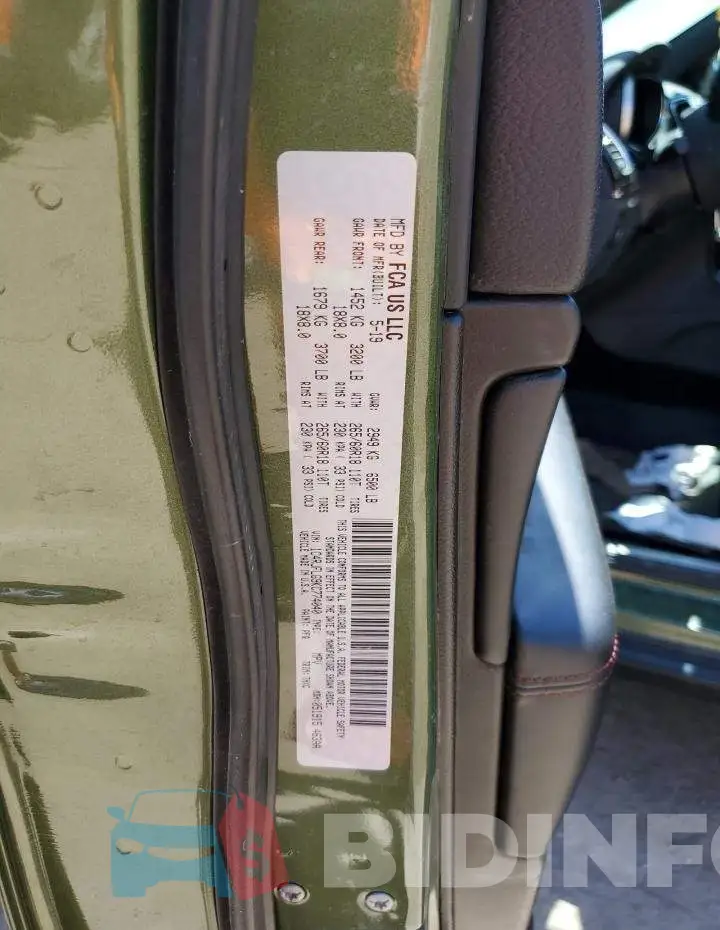 1C4RJFLG9KC774040 Photo# 12