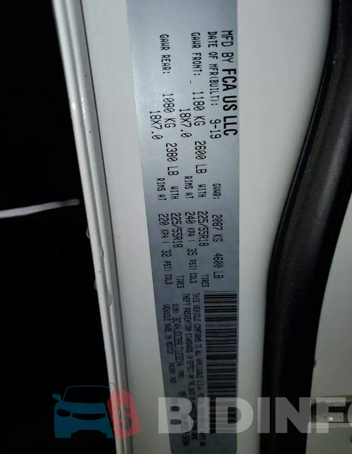 3C4NJDCB9LT123214 Photo# 13