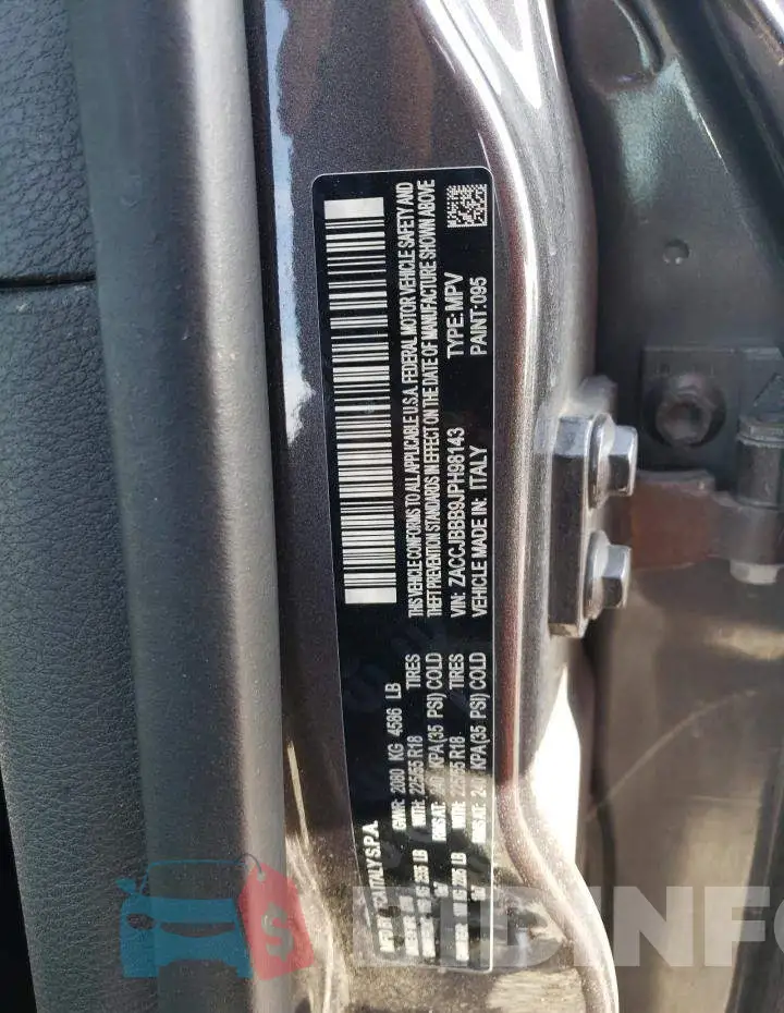 ZACCJBBB9JPH98143 Photo# 12