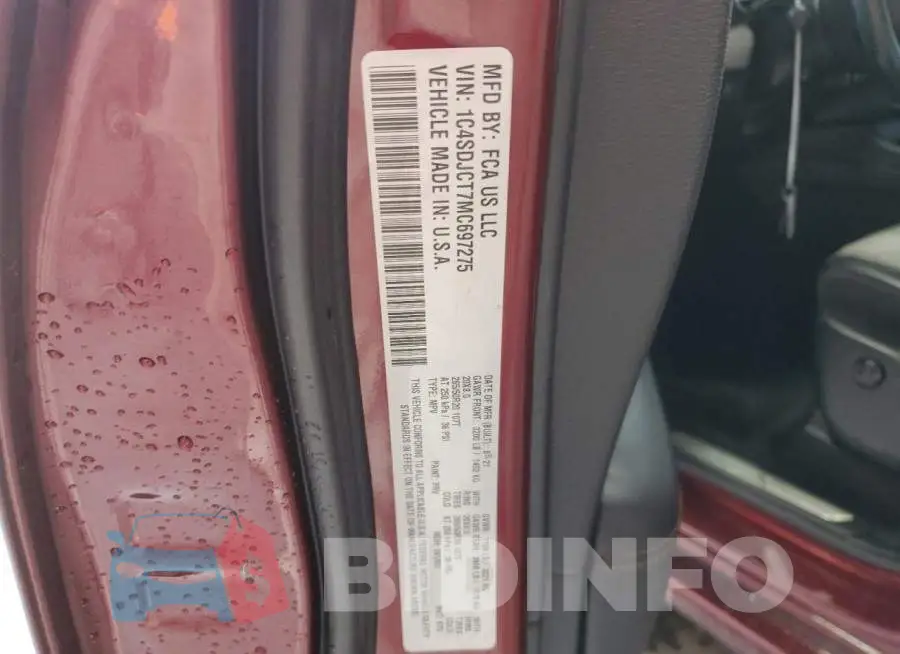1C4SDJCT7MC697275 Photo# 13