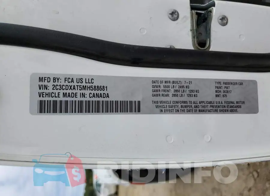 2C3CDXAT5MH588681 Photo# 12