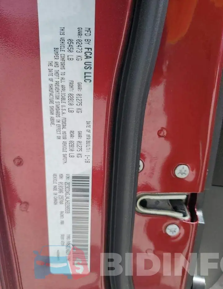 2C3CDXGJ4JH228559 Photo# 13