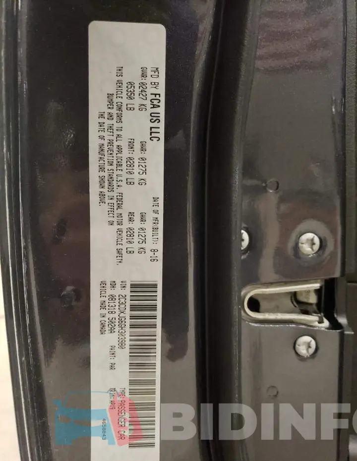 2C3CDXJG6GH303980 Photo# 12