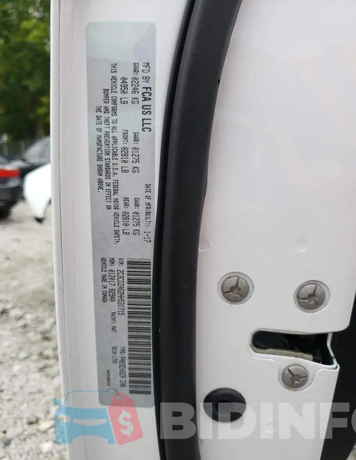 2C3CDZAG2HH531715 Photo# 12