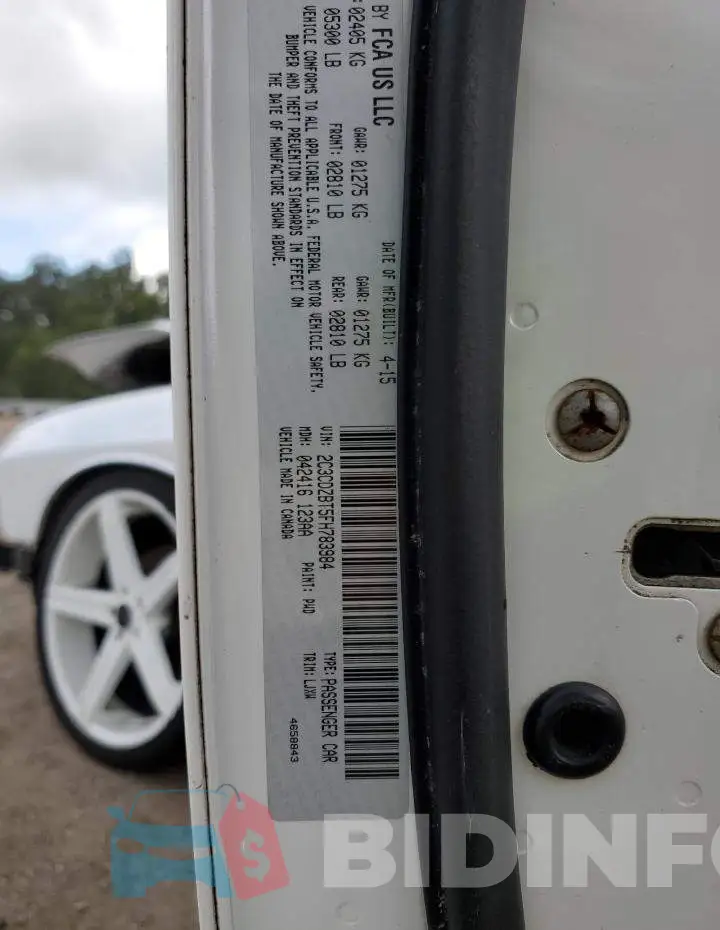 2C3CDZBT5FH783984 Photo# 13