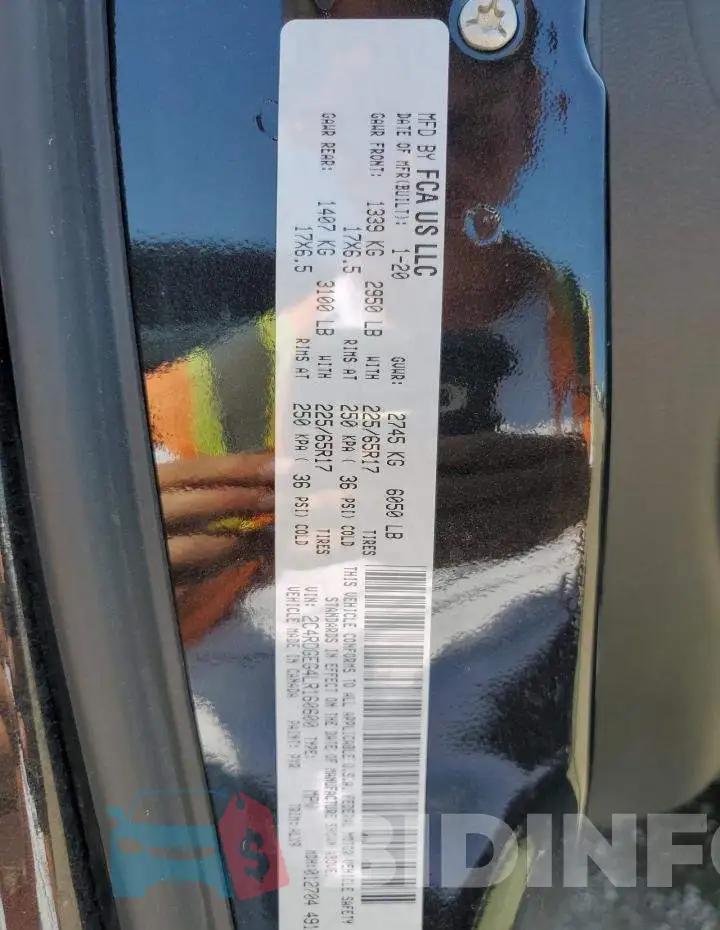 2C4RDGEG4LR160600 Photo# 13