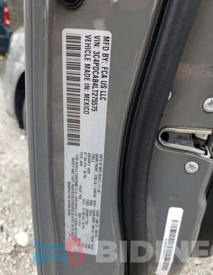 3C4PDCAB4LT275575 Photo# 13