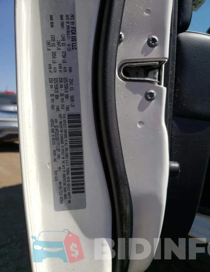 3C4PDDEG5KT771107 Photo# 13