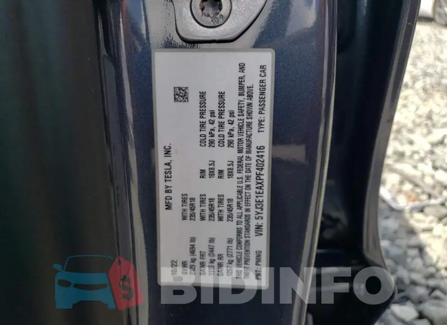 5YJ3E1EAXPF402416 Photo# 12