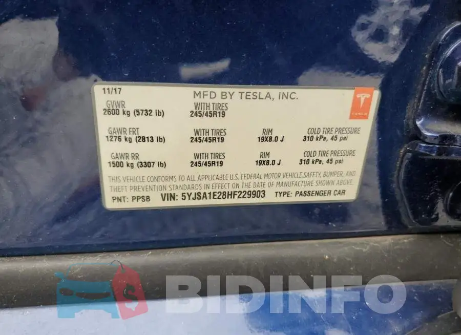 5YJSA1E28HF229903 Photo# 12