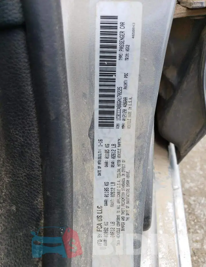 1C3CCCAB6GN170225 Photo# 12