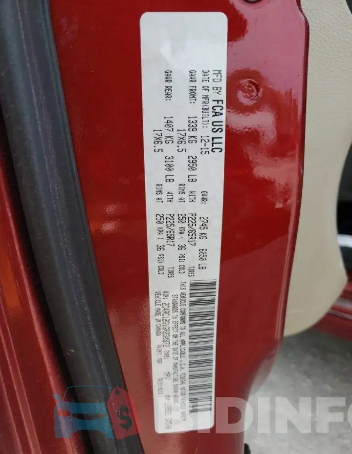 2C4RC1BG1GR230872 Photo# 14