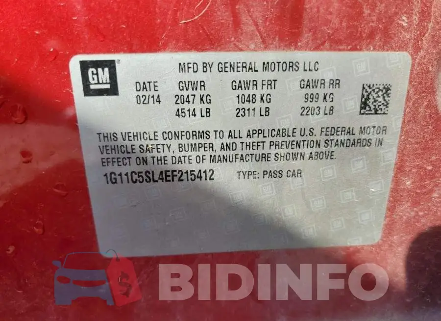 1G11C5SL4EF215412 Photo# 12