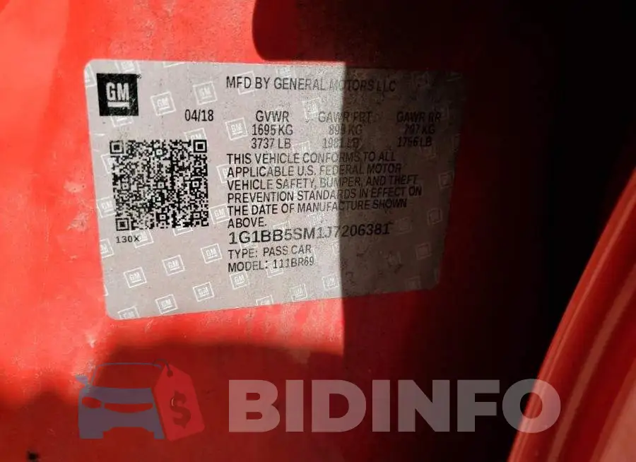 1G1BB5SM1J7206381 Photo# 12