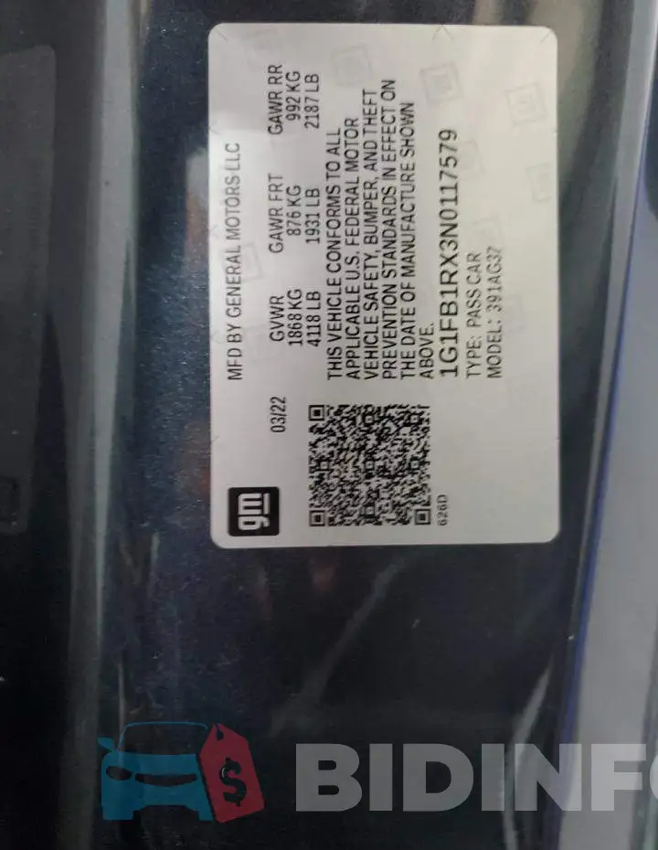 1G1FB1RX3N0117579 Photo# 12