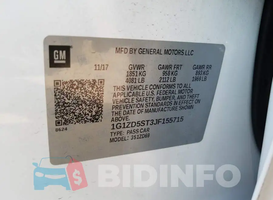 1G1ZD5ST3JF155715 Photo# 10