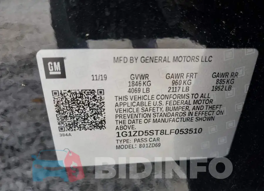 1G1ZD5ST8LF053510 Photo# 12
