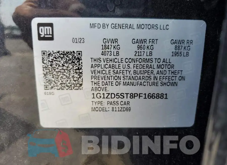 1G1ZD5ST8PF166881 Photo# 12