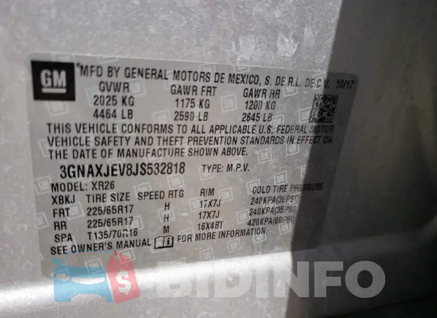 3GNAXJEV8JS532818 Photo# 13