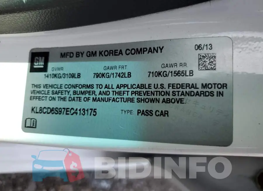 KL8CD6S97EC413175 Photo# 12