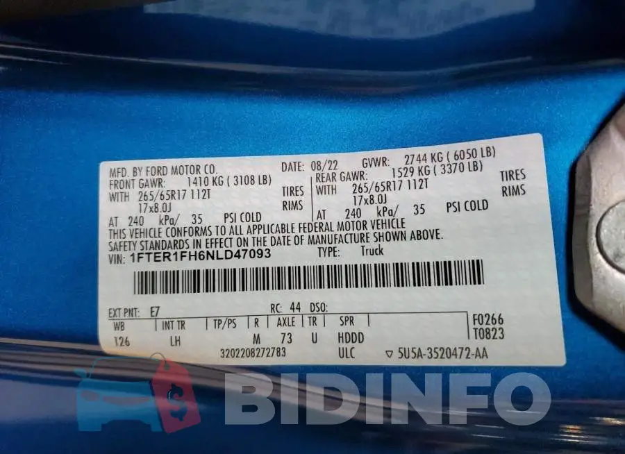 1FTER1FH6NLD47093 Photo# 12