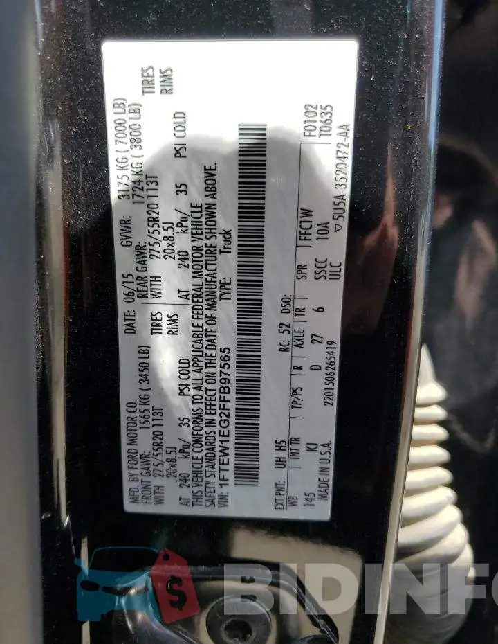 1FTEW1EG2FFB97565 Photo# 12