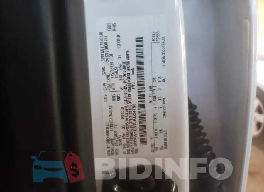 1FTFW1E51LKD24750 Photo# 12