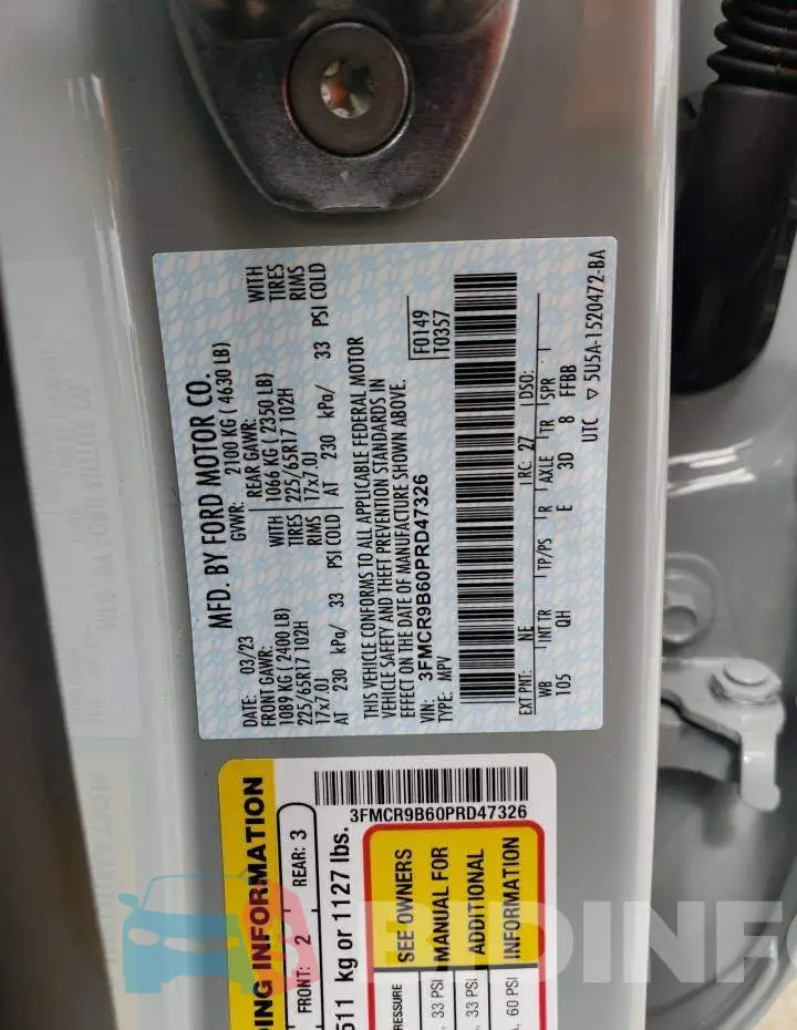 3FMCR9B60PRD47326 Photo# 13