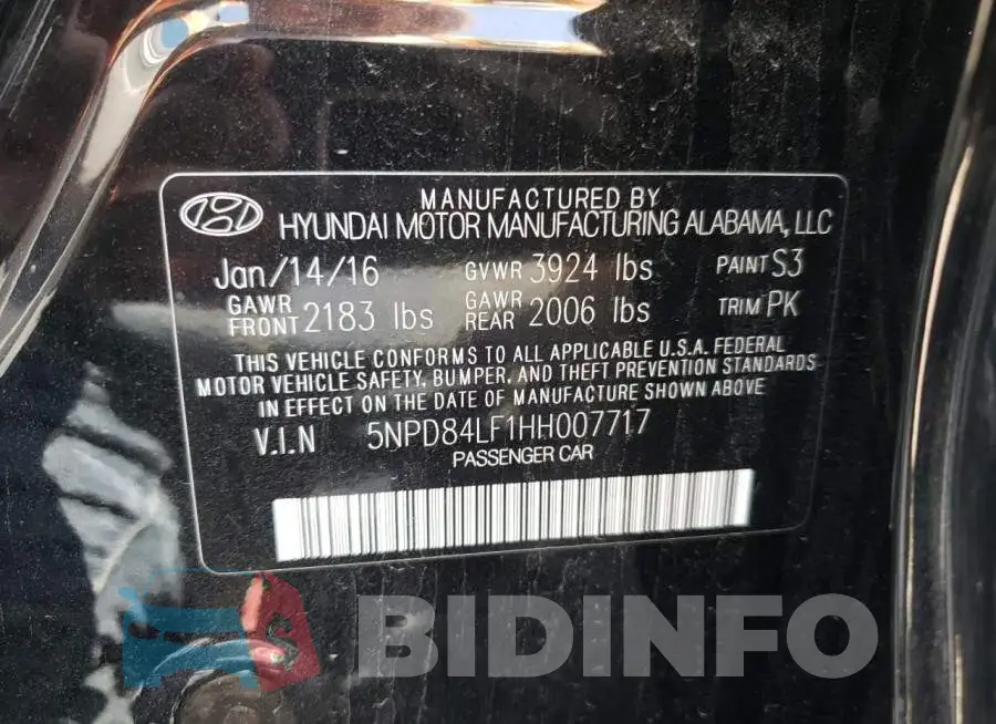 5NPD84LF1HH007717 Photo# 13