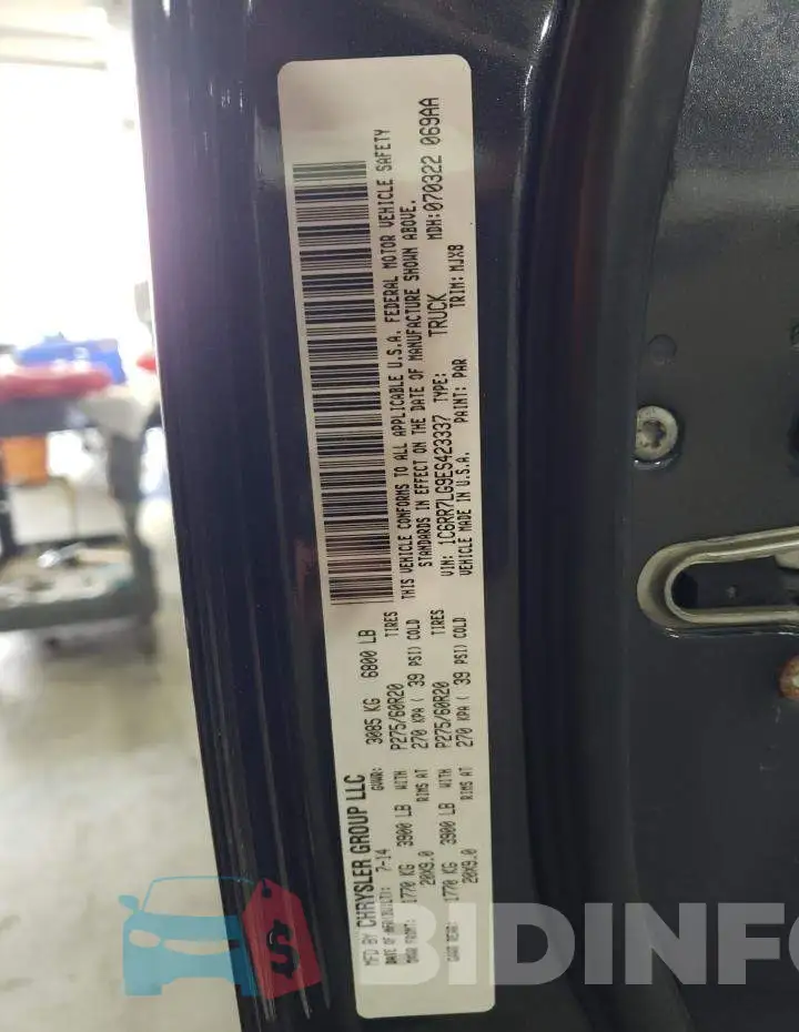 1C6RR7LG9ES423337 Photo# 12