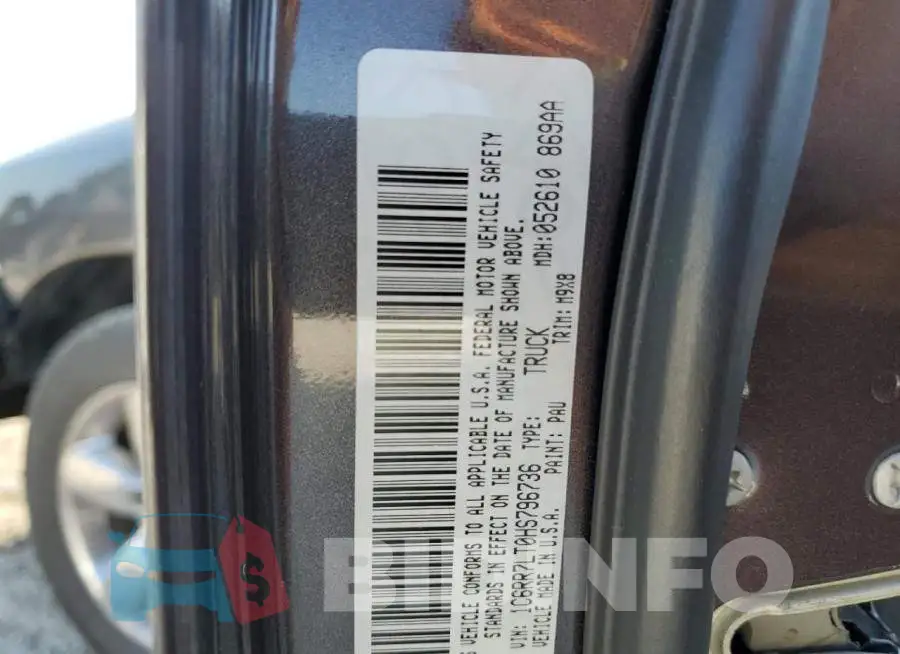 1C6RR7LT0HS796736 Photo# 12