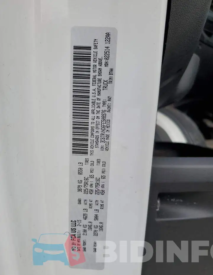 3C6TRVND6FE508976 Photo# 14