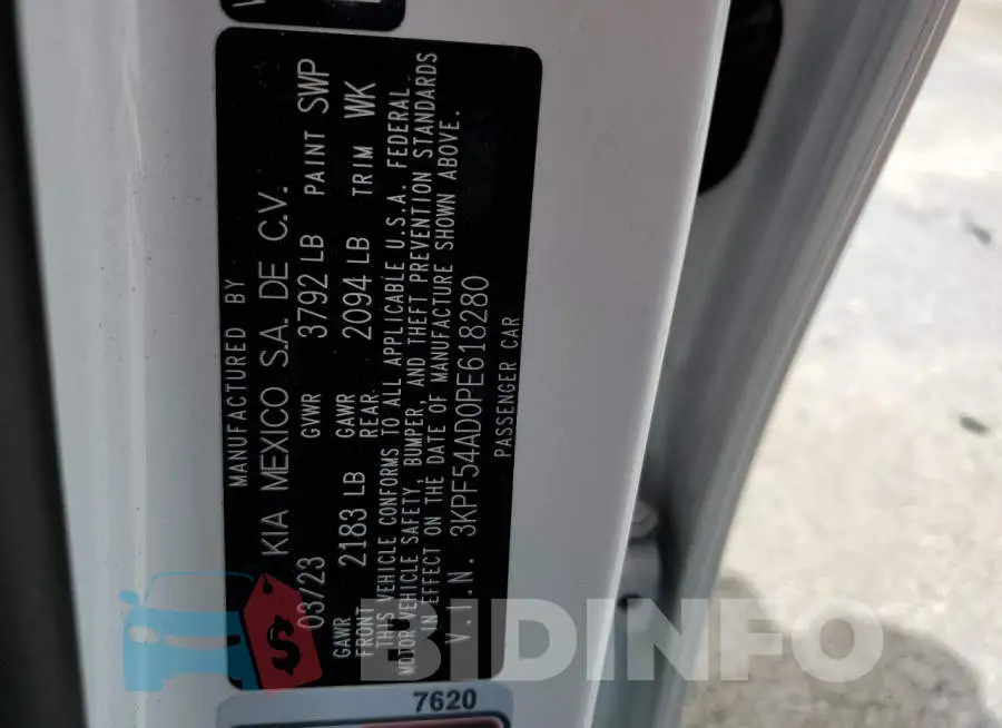 3KPF54AD0PE618280 Photo# 12