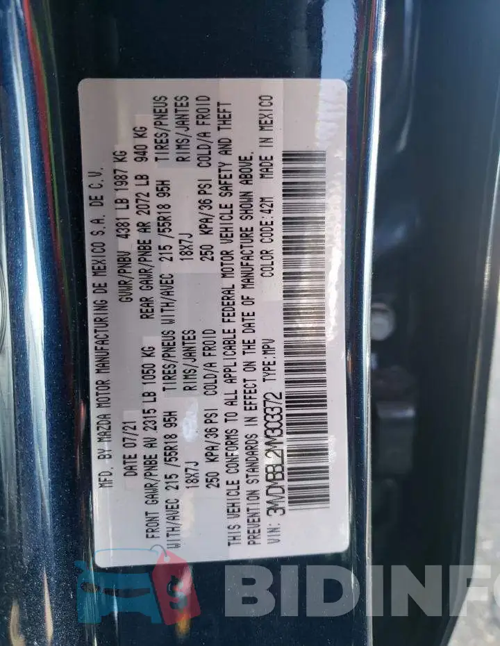 3MVDMBBL2MM303372 Photo# 13