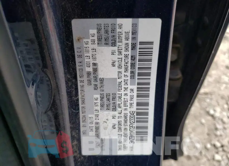 3MZBM1M72FM233049 Photo# 12