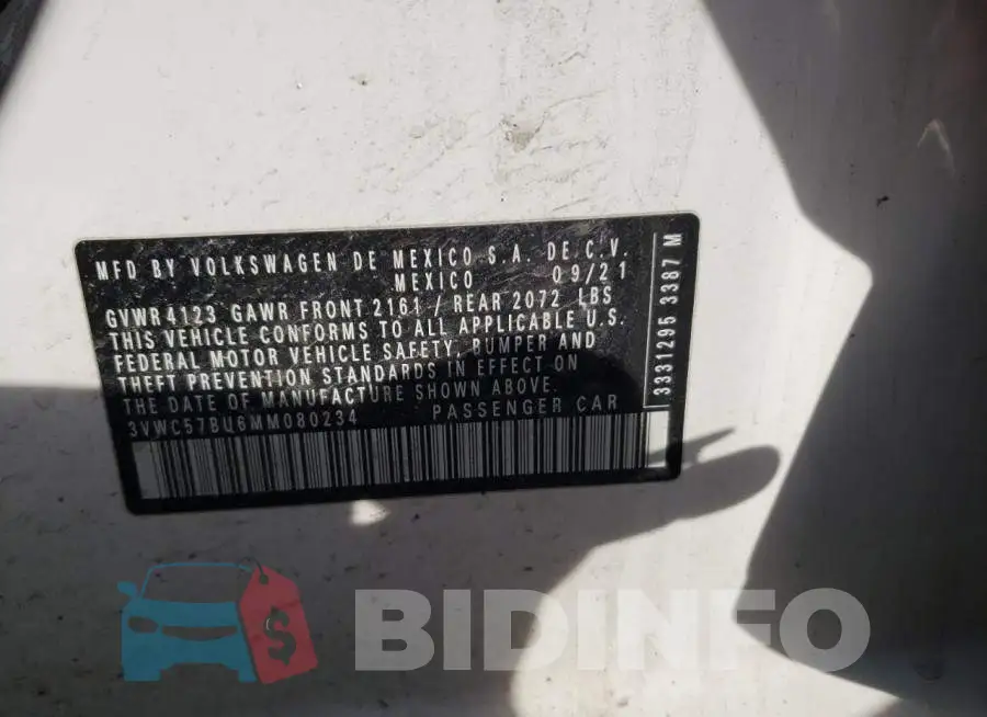 3VWC57BU6MM080234 Photo# 12
