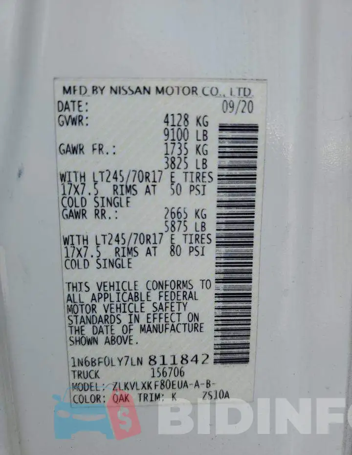 1N6BF0LY7LN811842 Photo# 13